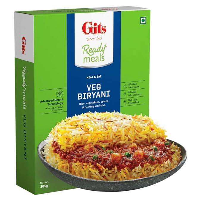 G RTE VEG BIRYANI 265GM