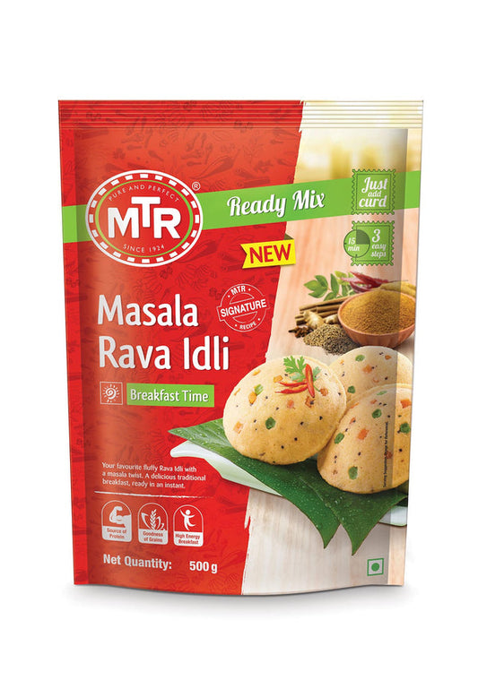 MTR INST MIX MASALA RAVA IDLI 500 GM