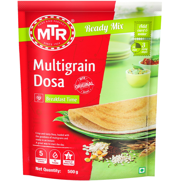 MTR INST MIX MULTIGRAIN DOSA 500GM